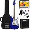 Best Choice Products 39in Full Size Beginner Electric Guitar Kit with Case, Strap, Amp, Whammy Bar